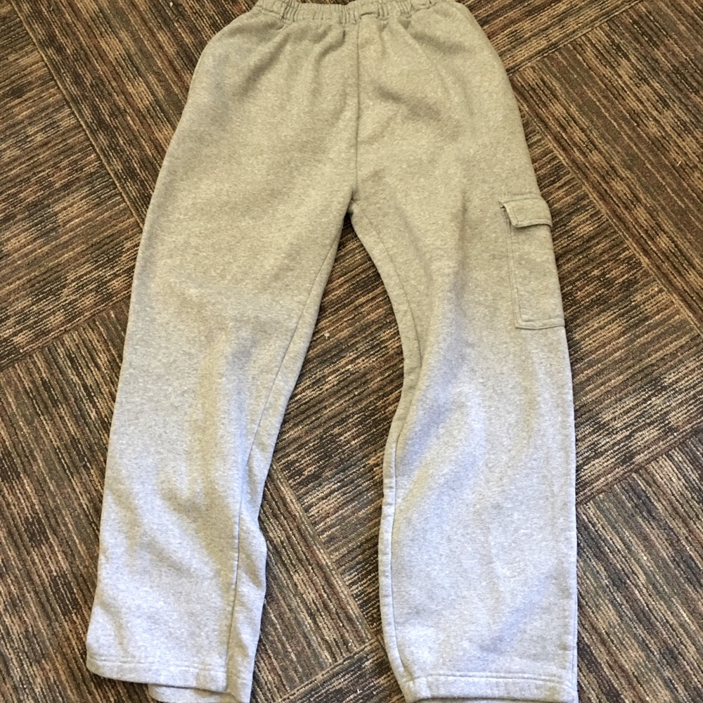 Grey sweatpants
